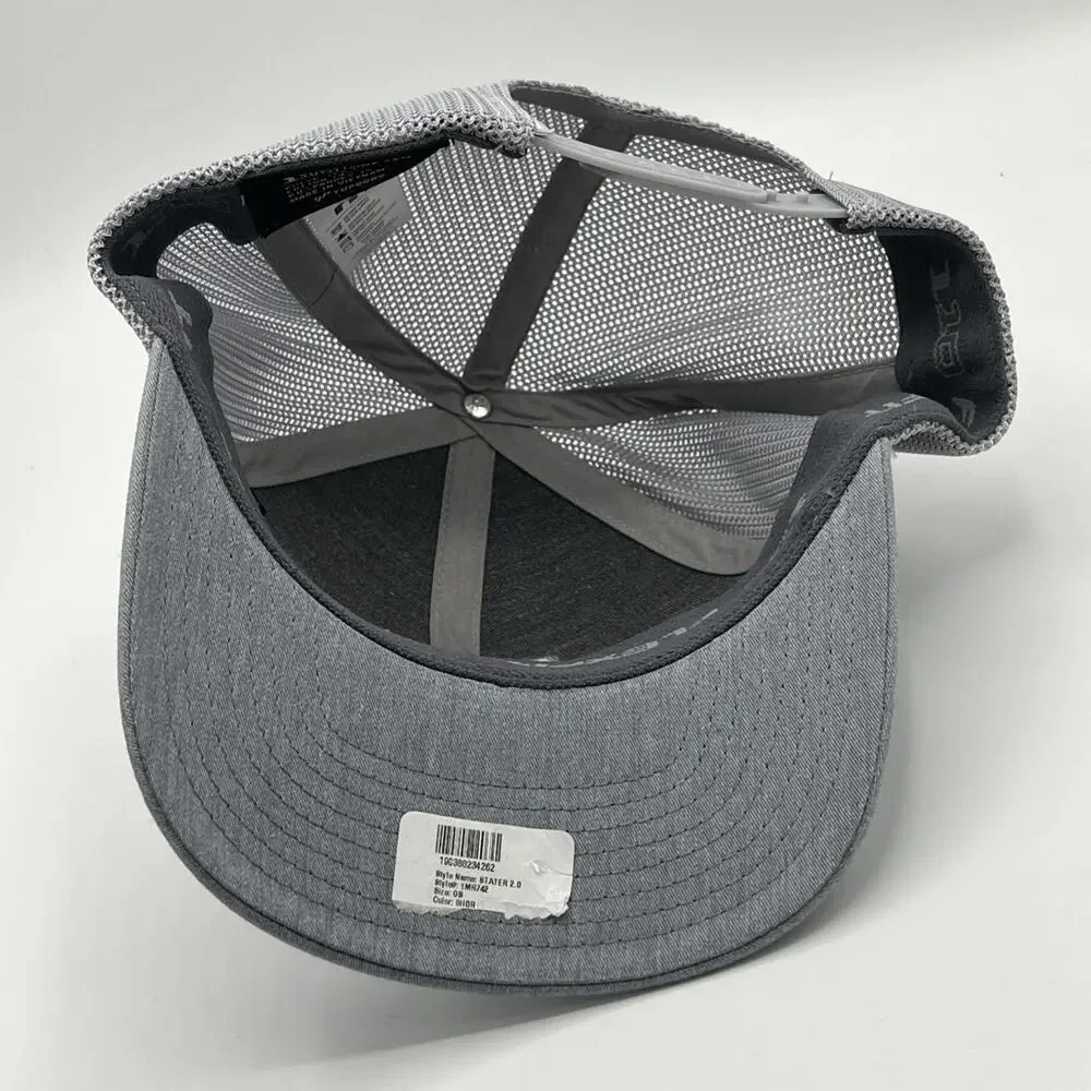 Travis Mathew Trucker Hat Adult Snapback Gray California State Logo Mesh Cap